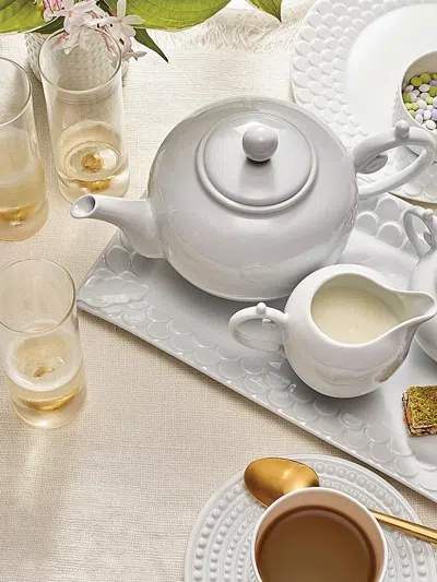 L'objet Aegean White Teapot In White