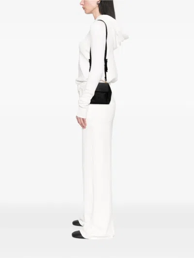 Pre-owned Prada 2000-2012 Raso Logo Crossbody Bag In Black