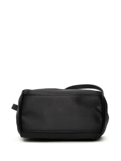 Pre-owned Prada 2000-2012 Raso Logo Crossbody Bag In Black