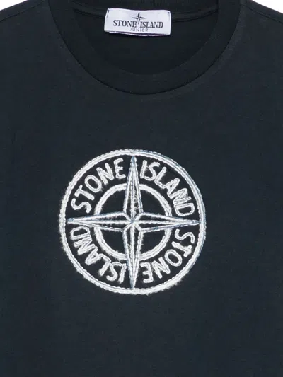Stone Island Compass T-shirt In Blue