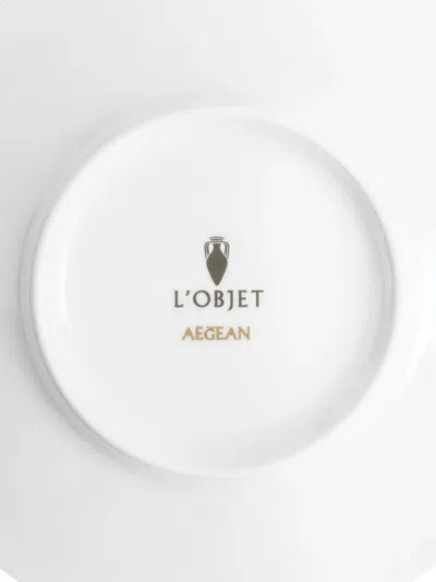 L'objet Aegean Saucer (17cm) In White