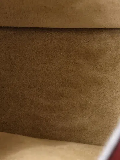 Pre-owned Chloé Hudson Handbag Whipstitch Leather Small Crossbody Bag In Red