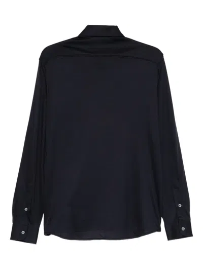 Dell'oglio Buttoned Shirt In Blue