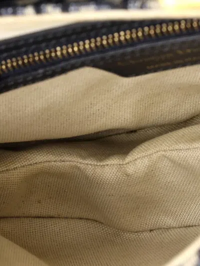 Pre-owned Dior Saddle Handbag Oblique Canvas Medium Shoulder Bag In Blue