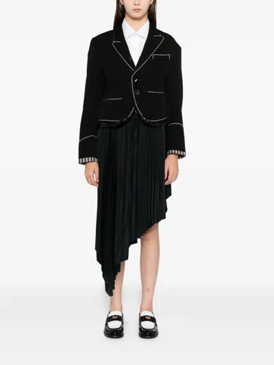 Undercover Paillette-embellished Blazer In Black