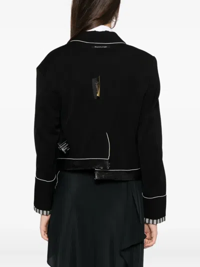 Undercover Paillette-embellished Blazer In Black