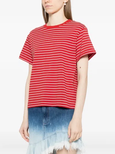 Reformation Rowan T-shirt In Red