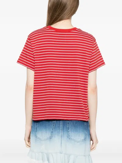 Reformation Rowan T-shirt In Red