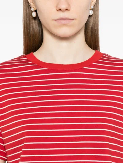 Reformation Rowan T-shirt In Red