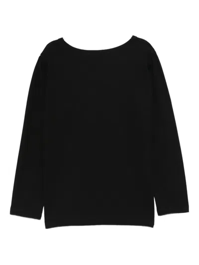 Bonpoint Cherry-detail Top In Black