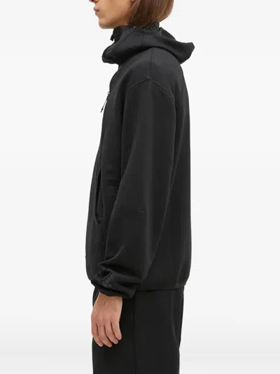 Maharishi Zip-up Hoodie In Black