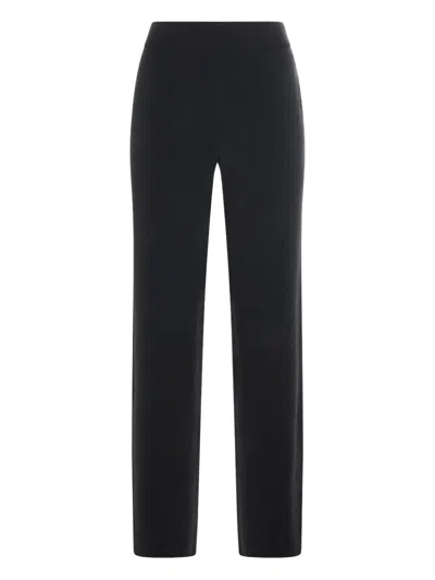 Aya Muse Dark Grey Wool Pants In Gray