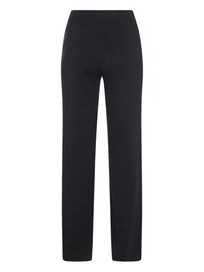 Aya Muse Dark Grey Wool Pants In Gray