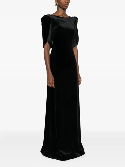 Cristallini Lilith Belt Dress In Black