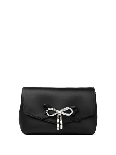 Jimmy Choo Soft Bow Mini Bag In Black