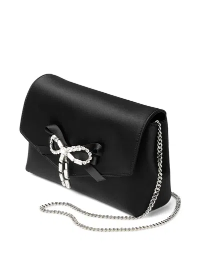 Jimmy Choo Soft Bow Mini Bag In Black