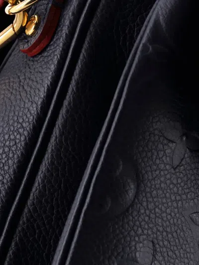 Pre-owned Louis Vuitton Pochette Metis Monogram Empreinte Leather Crossbody Bag In Black