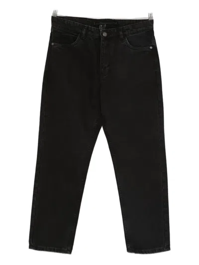 Imperial Straight-leg Denim Jeans In Black