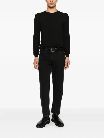 Imperial Straight-leg Denim Jeans In Black