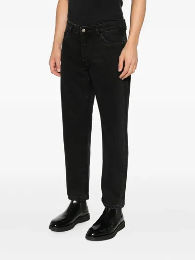 Imperial Straight-leg Denim Jeans In Black
