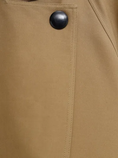 The Row Belted Hooded Coat In Brown