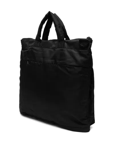 Y-3 Nbhd Padded Nylon Tote Bag In Black