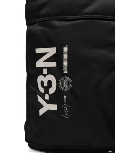 Y-3 Nbhd Padded Nylon Tote Bag In Black