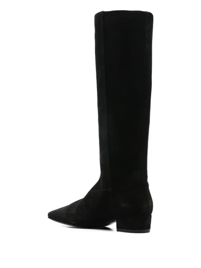Fabio Rusconi Knee-high Pointed Boots In Black
