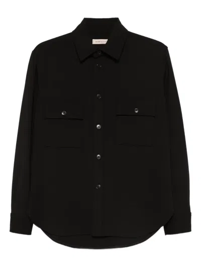 Blanca Vita Chest-pockets Shirt In Black