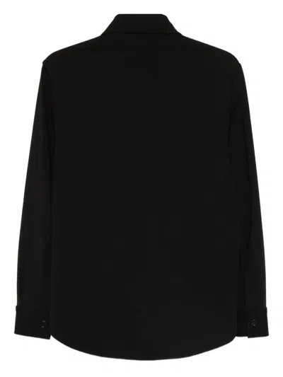 Blanca Vita Chest-pockets Shirt In Black