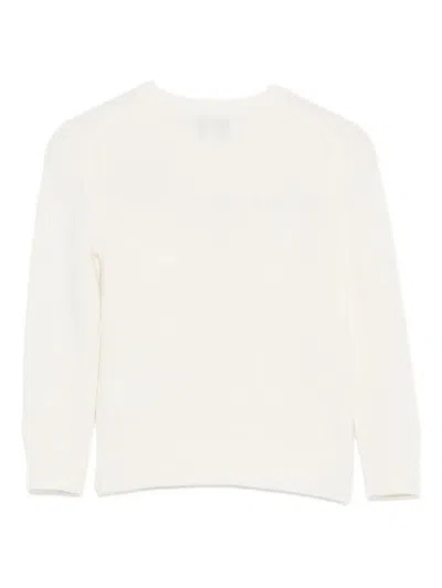 Mc2 Saint Barth Ballerina Bear-print Sweater In Neutral