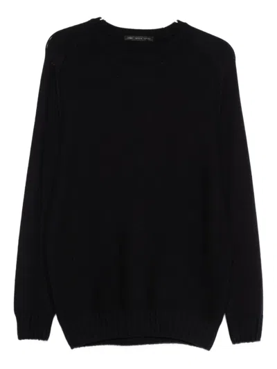 Low Brand Crew-neck Sweater In Black