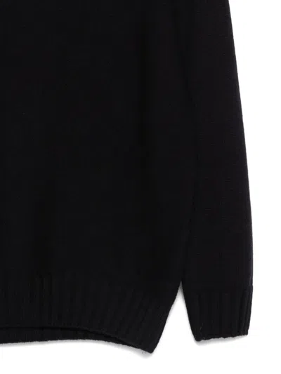 Low Brand Crew-neck Sweater In Black