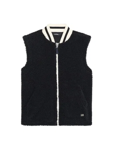 Splits59 Aster Sherpa Vest In Black