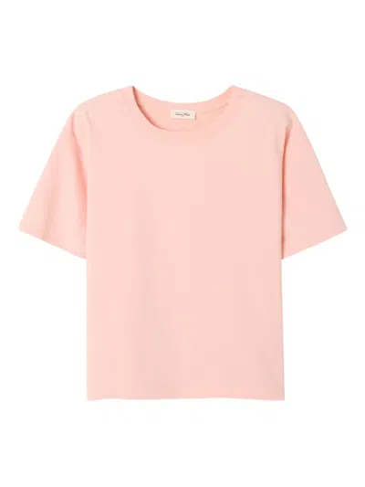 American Vintage Fizvalley T-shirt In Pink