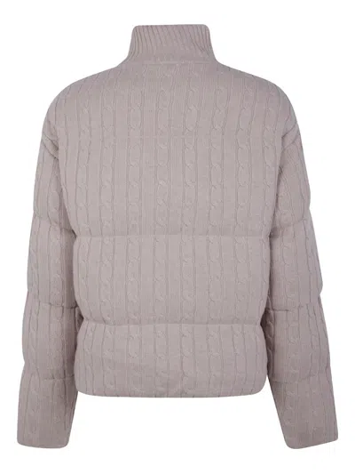 MYA 绞花针织填充开衫