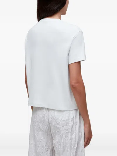 Osklen Palm-tree Embroidered T-shirt In White