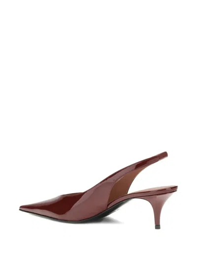 Amina Muaddi Pumps In Burgundy