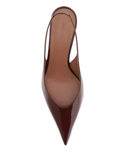 Amina Muaddi Pumps In Burgundy
