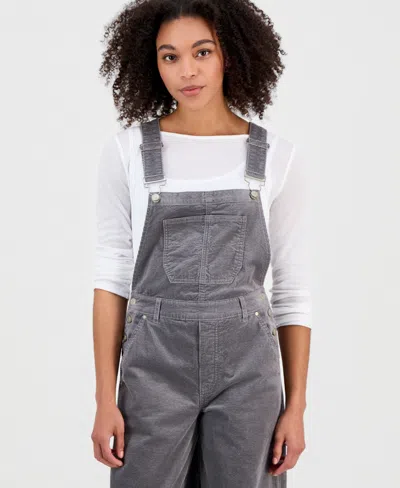 And Now This Women's Corduroy Barrel-leg Overalls, Macy's Exclusive In Gold
