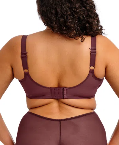 Elomi Matilda Full Figure Underwire Plunge Bra In Brown