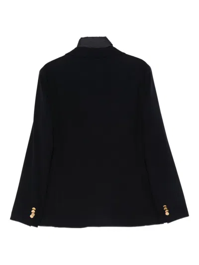Manuel Ritz Button Single-breasted Jacket In Black