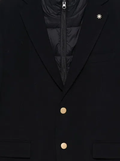 Manuel Ritz Button Single-breasted Jacket In Black