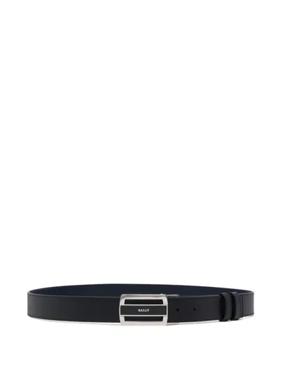 Bally Reversible Buckle Belt In Black