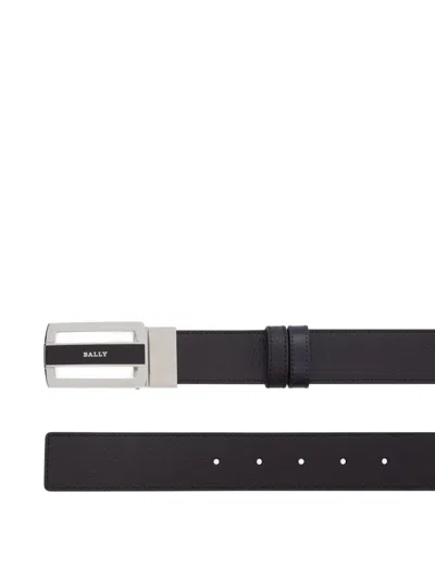 Bally Reversible Buckle Belt In Black