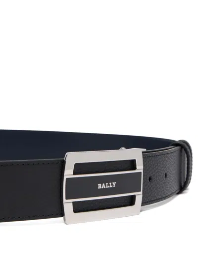 Bally Reversible Buckle Belt In Black