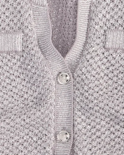 Inc International Concepts Women's Metallic Cardigan, Macy's Exclusive In Gray