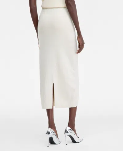 Inc International Concepts Women's Rhinestone Sweater Skirt, Macy's Exclusive In Neutral