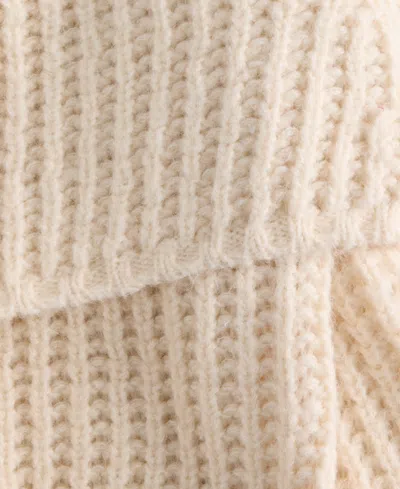 Inc International Concepts Women's Lofty Off-the-shoulder Sweater, Macy's Exclusive In White