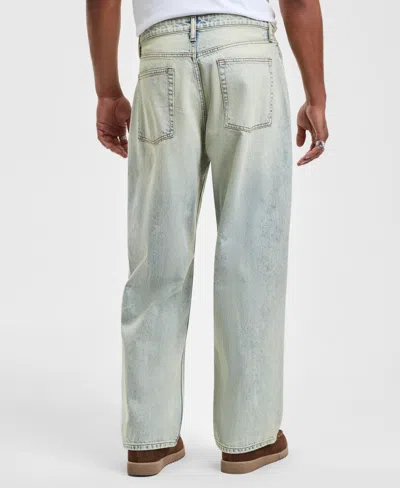 Mode Of One Men's Glass Blue Baggy Jeans, Macy's Exclusive In Brown